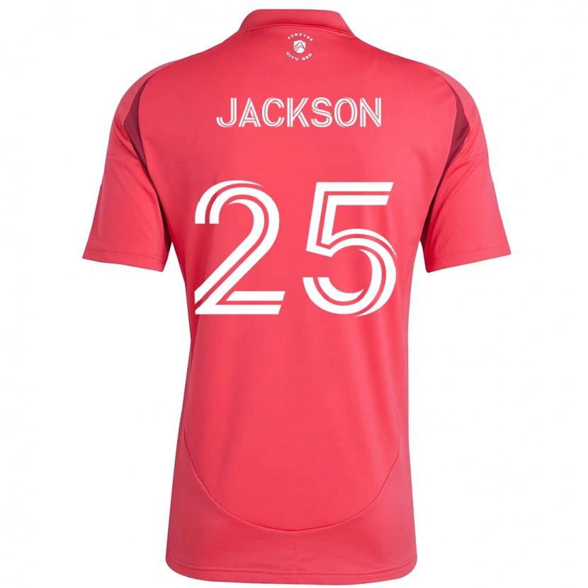 Danxen Uomo Maglia Aziel Jackson #25 Magenta Bianco Kit Gara Home 2025/26 Maglietta