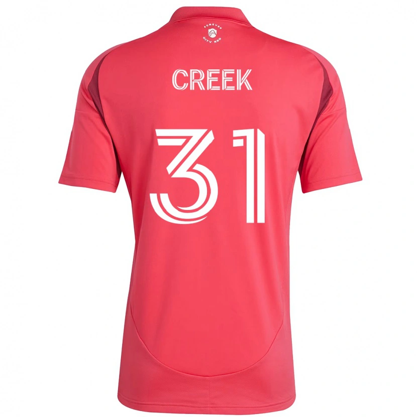 Danxen Uomo Maglia Michael Creek #31 Magenta Bianco Kit Gara Home 2025/26 Maglietta