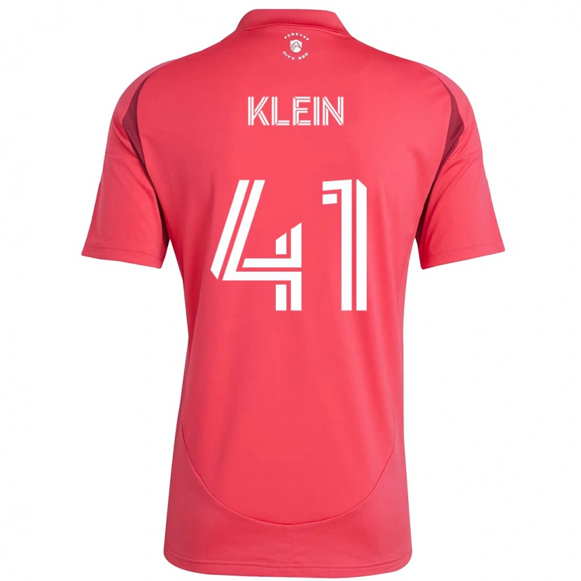 Danxen Uomo Maglia Johnny Klein #41 Magenta Bianco Kit Gara Home 2025/26 Maglietta