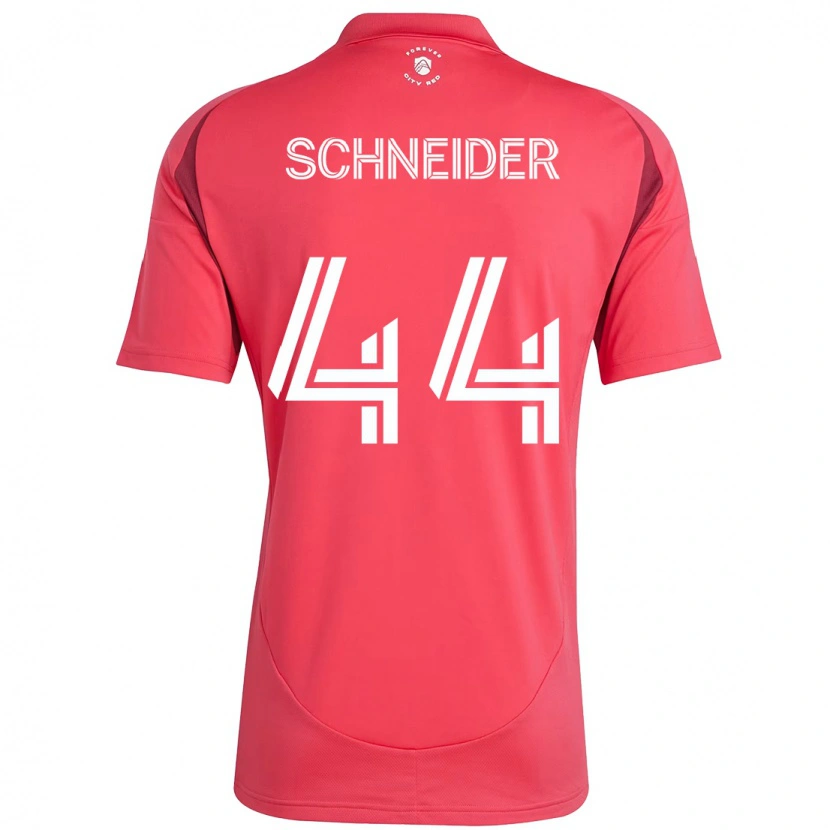 Danxen Uomo Maglia Max Schneider #44 Magenta Bianco Kit Gara Home 2025/26 Maglietta