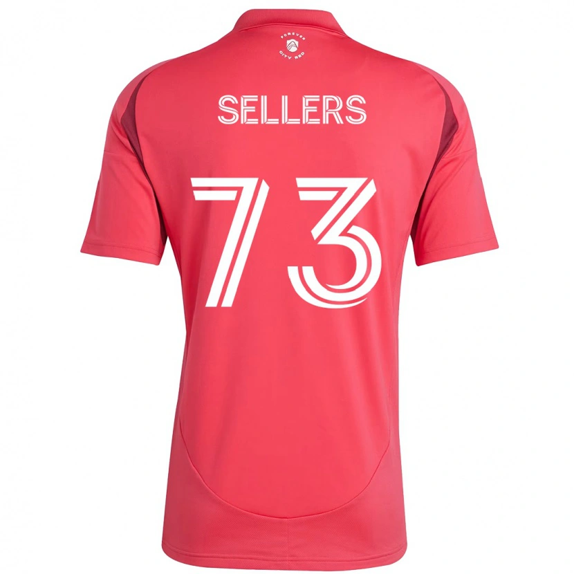 Danxen Uomo Maglia Braydon Sellers #73 Magenta Bianco Kit Gara Home 2025/26 Maglietta