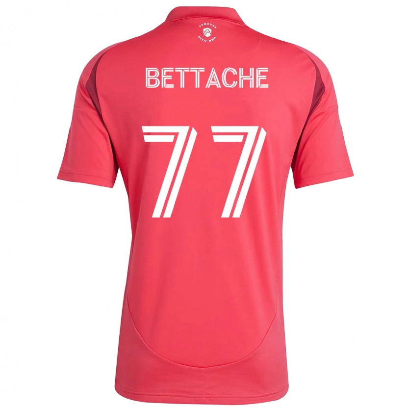 Danxen Uomo Maglia Faysal Bettache #77 Magenta Bianco Kit Gara Home 2025/26 Maglietta