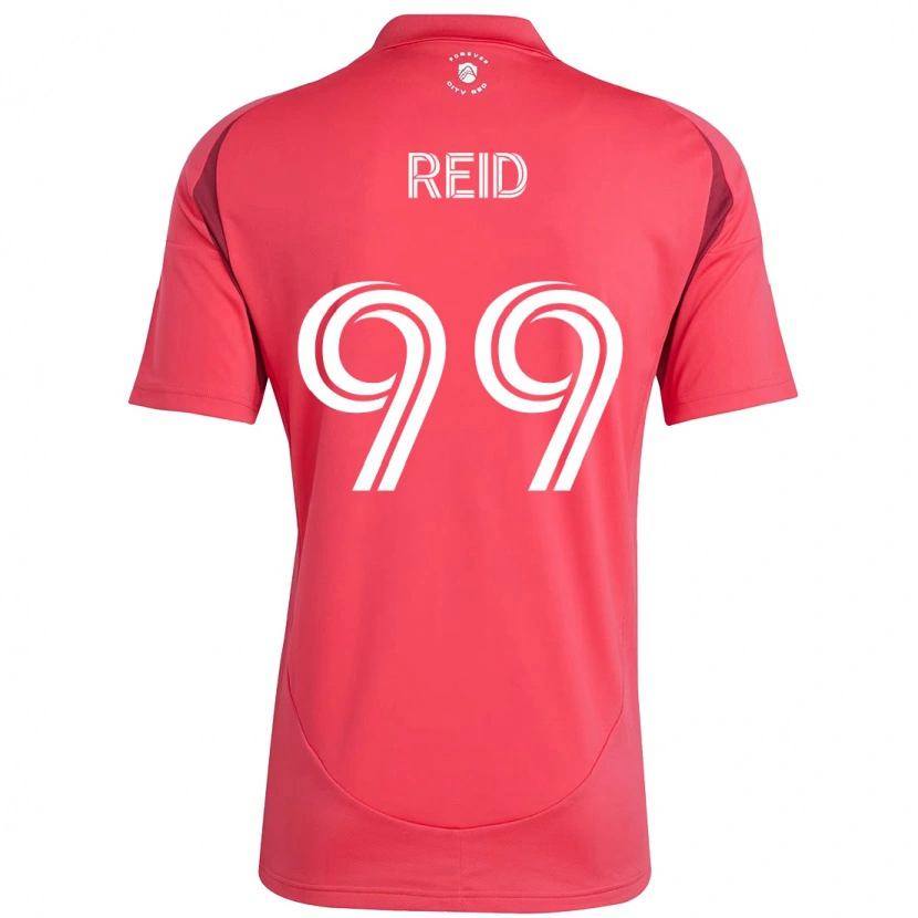 Danxen Uomo Maglia Jayden Reid #99 Magenta Bianco Kit Gara Home 2025/26 Maglietta