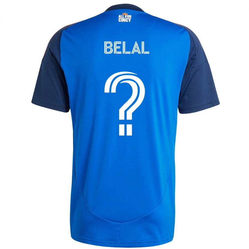 Danxen Uomo Maglia Ryan Belal #0 Blu Scuro Arancione Kit Gara Home 2025/26 Maglietta