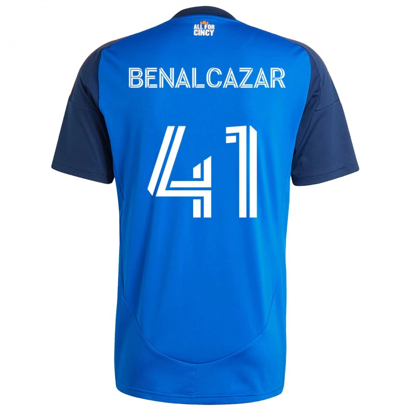 Danxen Uomo Maglia Nico Benalcázar #41 Blu Scuro Arancione Kit Gara Home 2025/26 Maglietta