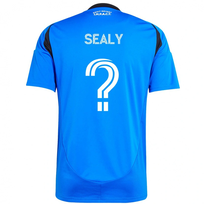 Danxen Uomo Maglia Dante Sealy #0 Blu Scuro Nero Kit Gara Home 2025/26 Maglietta