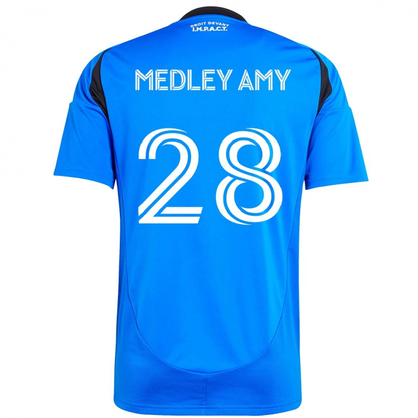 Danxen Uomo Maglia Medley Amy #28 Blu Scuro Nero Kit Gara Home 2025/26 Maglietta