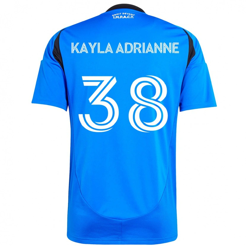 Danxen Uomo Maglia Kamdem Kayla Adrianne #38 Blu Scuro Nero Kit Gara Home 2025/26 Maglietta