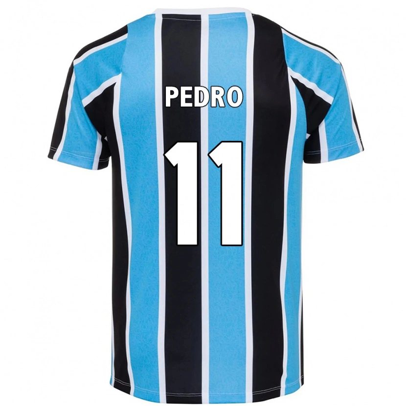 Danxen Uomo Maglia João Pedro #11 Blu Nero Bianco Kit Gara Home 2025/26 Maglietta