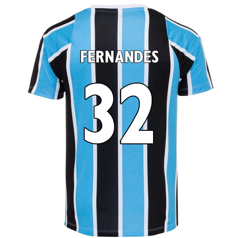 Danxen Uomo Maglia Nathan Fernandes #32 Blu Nero Bianco Kit Gara Home 2025/26 Maglietta