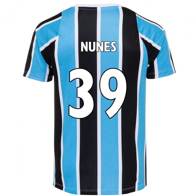 Danxen Uomo Maglia Gustavo Gomes #39 Blu Nero Bianco Kit Gara Home 2025/26 Maglietta