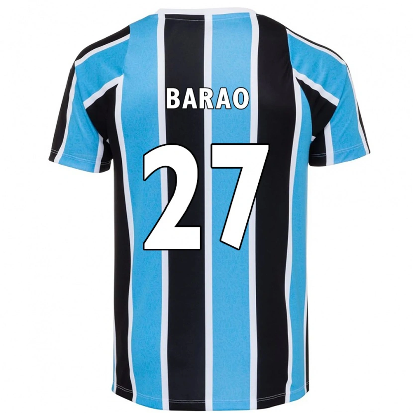 Danxen Uomo Maglia Dani Barão #27 Blu Nero Bianco Kit Gara Home 2025/26 Maglietta