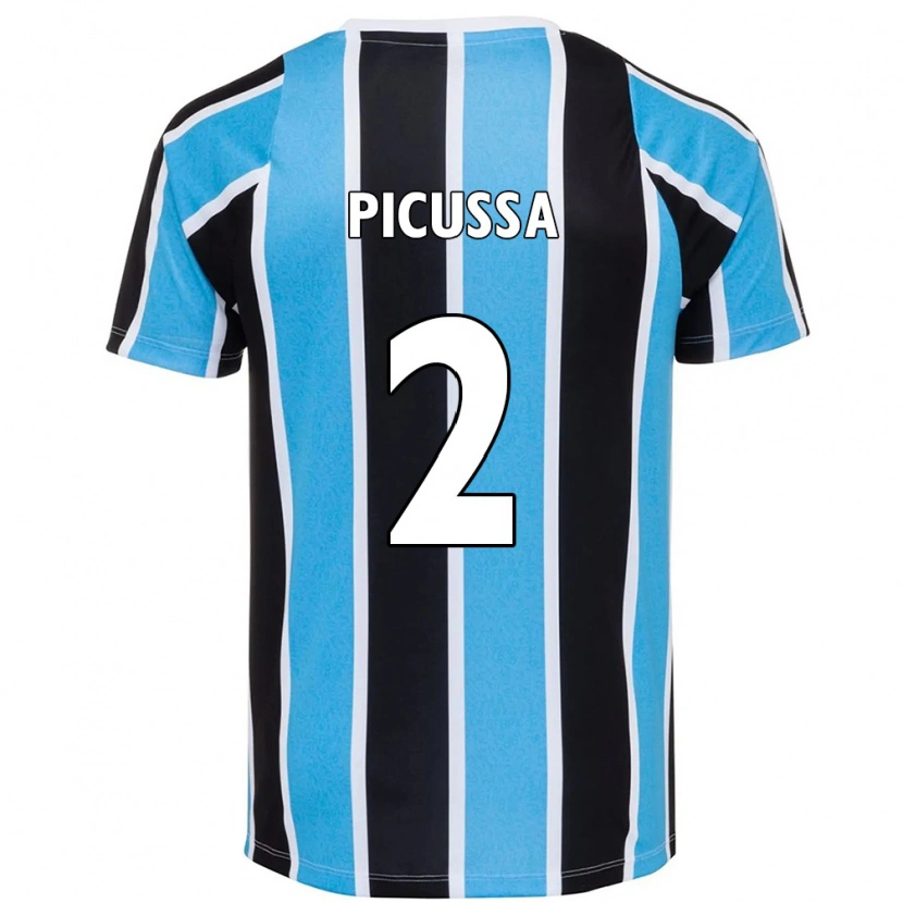 Danxen Uomo Maglia Andressa Herminia Gelenski Picussa #2 Blu Nero Bianco Kit Gara Home 2025/26 Maglietta