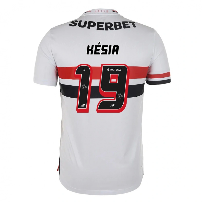 Danxen Uomo Maglia Késia #19 Rosso Nero Bianco Kit Gara Home 2025/26 Maglietta