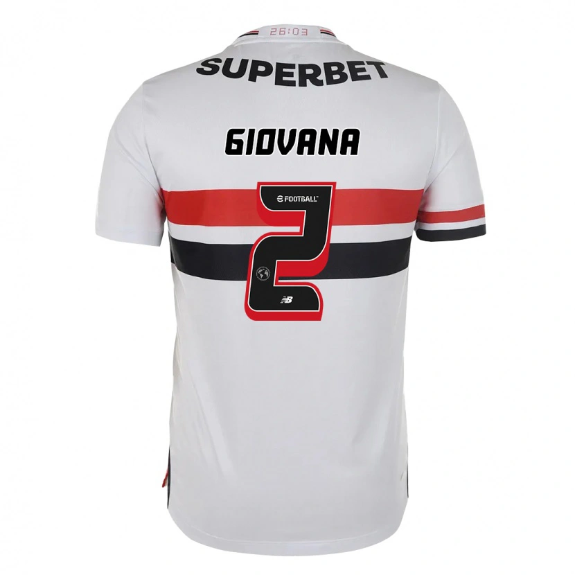 Danxen Uomo Maglia Giovana #2 Rosso Nero Bianco Kit Gara Home 2025/26 Maglietta