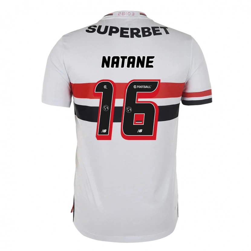 Danxen Uomo Maglia Natane #16 Rosso Nero Bianco Kit Gara Home 2025/26 Maglietta