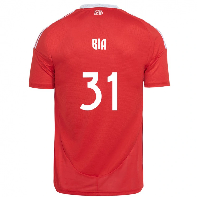 Danxen Uomo Maglia Bia #31 Rosso Bianco Kit Gara Home 2025/26 Maglietta
