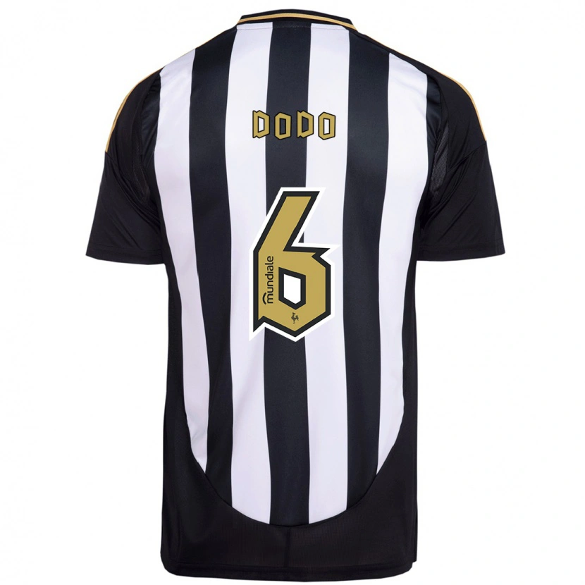 Danxen Uomo Maglia Dodo #6 Bianco Nero Kit Gara Home 2025/26 Maglietta