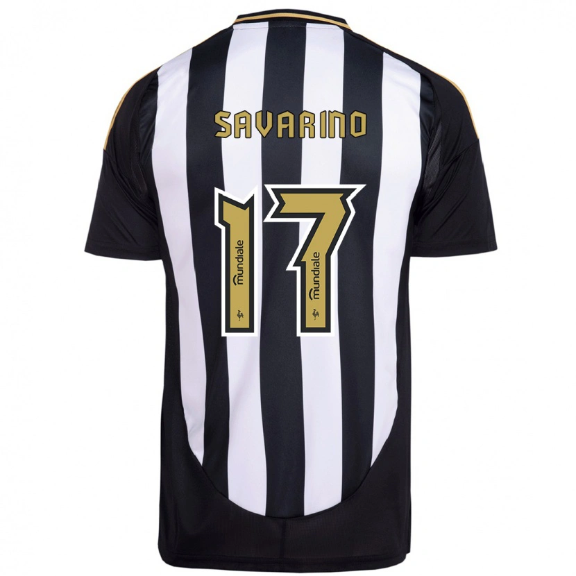 Danxen Uomo Maglia Jefferson Savarino #17 Bianco Nero Kit Gara Home 2025/26 Maglietta