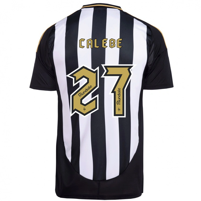 Danxen Uomo Maglia Calebe #27 Bianco Nero Kit Gara Home 2025/26 Maglietta