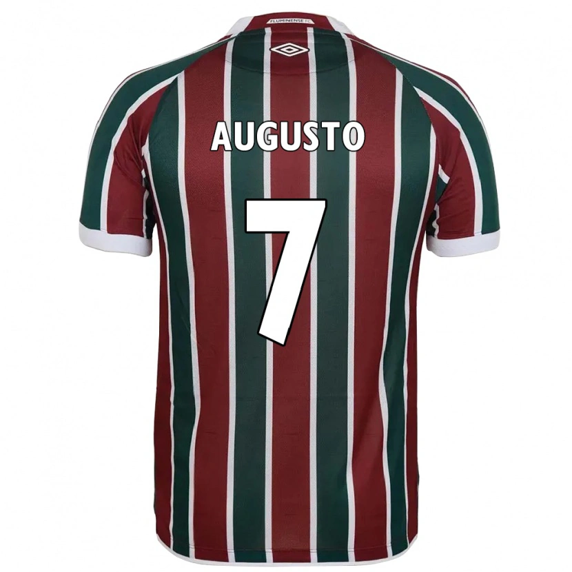Danxen Uomo Maglia Renato Augusto #7 Verde Borgogna Bianco Kit Gara Home 2025/26 Maglietta