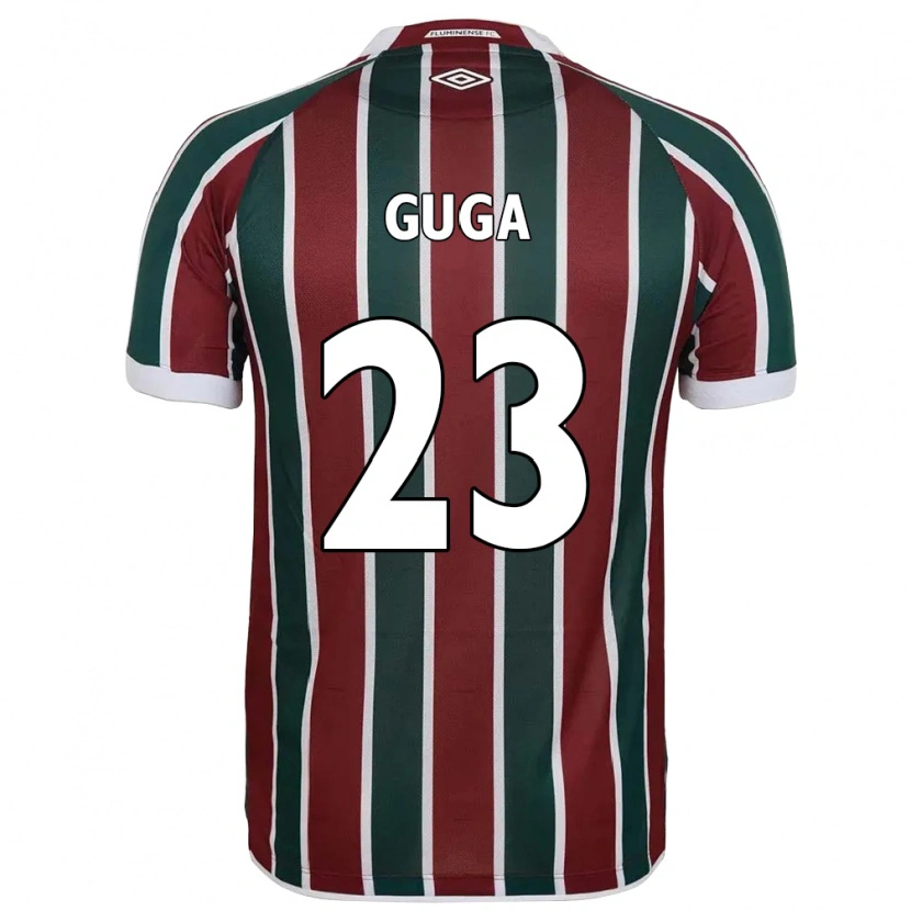 Danxen Uomo Maglia Guga #23 Verde Borgogna Bianco Kit Gara Home 2025/26 Maglietta