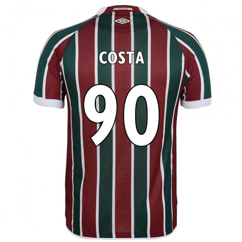 Danxen Uomo Maglia Douglas Costa #90 Verde Borgogna Bianco Kit Gara Home 2025/26 Maglietta
