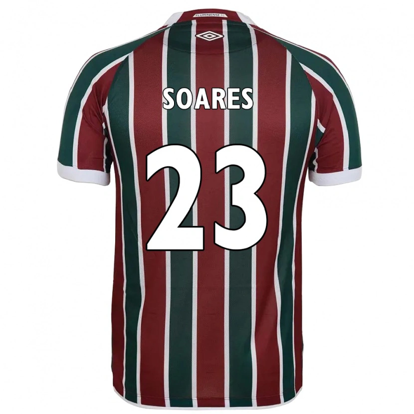 Danxen Uomo Maglia Dani Soares #23 Verde Borgogna Bianco Kit Gara Home 2025/26 Maglietta
