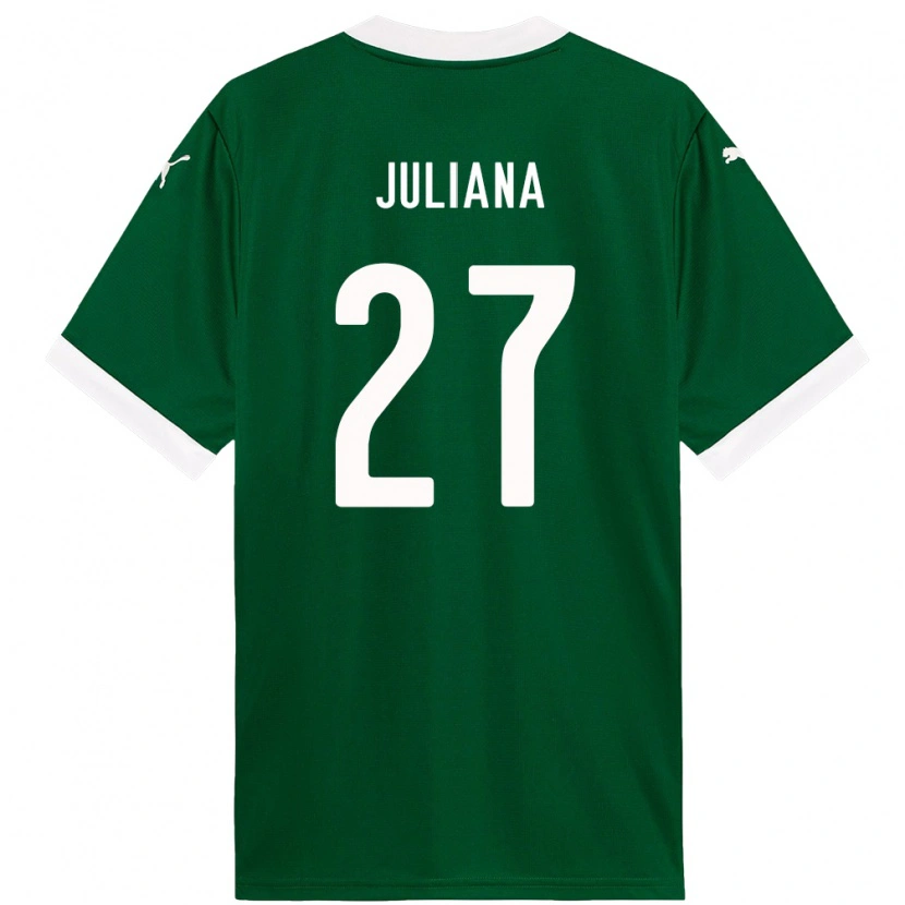 Danxen Uomo Maglia Juliana #27 Verde Bianco Kit Gara Home 2025/26 Maglietta