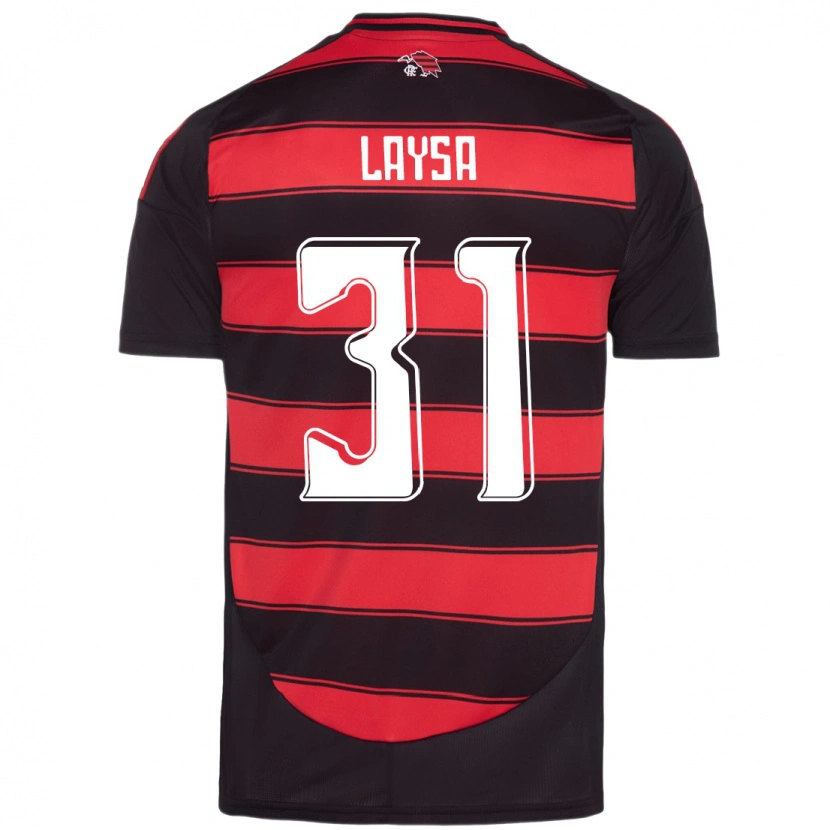 Danxen Uomo Maglia Laysa #31 Rosso Nero Kit Gara Home 2025/26 Maglietta