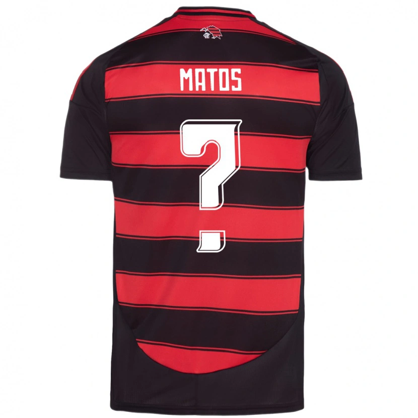 Danxen Uomo Maglia Carol Matos #0 Rosso Nero Kit Gara Home 2025/26 Maglietta