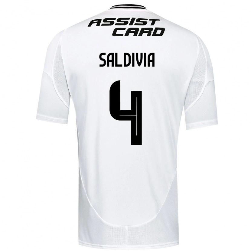 Danxen Uomo Maglia Alan Saldivia #4 Nero Bianco Giallo Kit Gara Home 2025/26 Maglietta