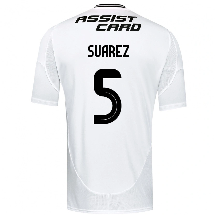 Danxen Uomo Maglia Nicolás Suarez #5 Nero Bianco Giallo Kit Gara Home 2025/26 Maglietta