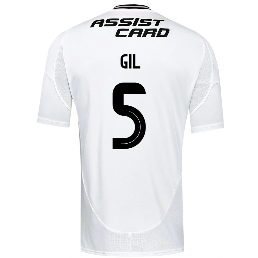Danxen Uomo Maglia Leonardo Gil #5 Nero Bianco Giallo Kit Gara Home 2025/26 Maglietta
