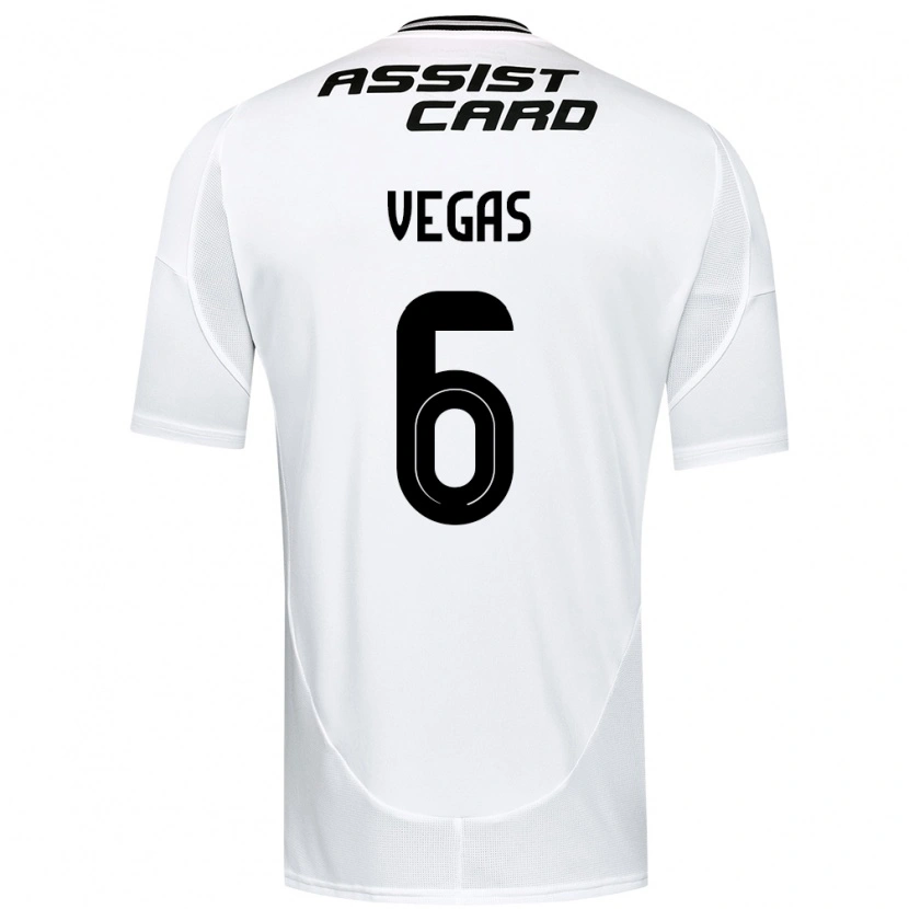 Danxen Uomo Maglia Sebastián Vegas #6 Nero Bianco Giallo Kit Gara Home 2025/26 Maglietta