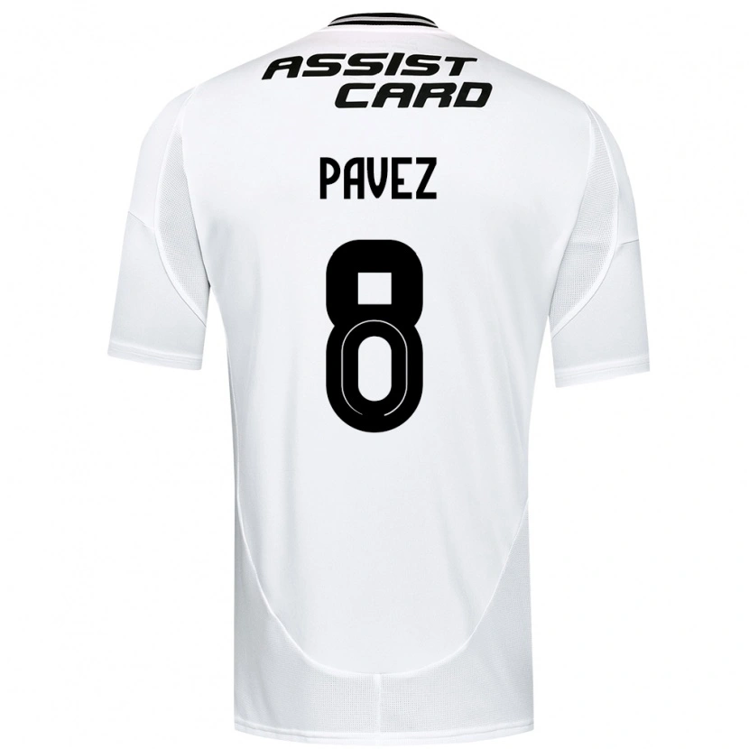 Danxen Uomo Maglia Esteban Pavez #8 Nero Bianco Giallo Kit Gara Home 2025/26 Maglietta