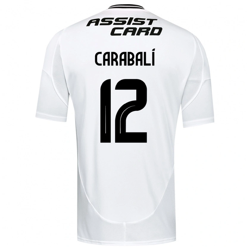 Danxen Uomo Maglia Omar Carabalí #12 Nero Bianco Giallo Kit Gara Home 2025/26 Maglietta