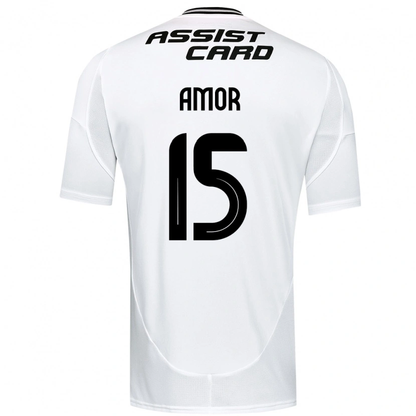 Danxen Uomo Maglia Emiliano Amor #15 Nero Bianco Giallo Kit Gara Home 2025/26 Maglietta