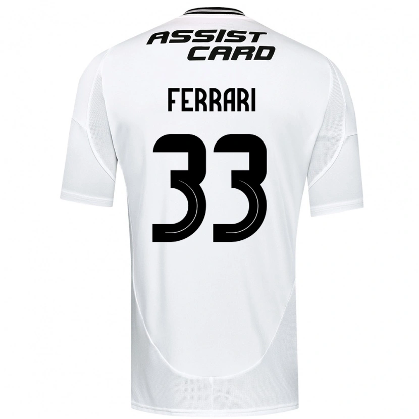 Danxen Uomo Maglia Matías Ferrari #33 Nero Bianco Giallo Kit Gara Home 2025/26 Maglietta