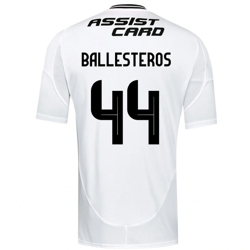 Danxen Uomo Maglia Martín Ballesteros #44 Nero Bianco Giallo Kit Gara Home 2025/26 Maglietta