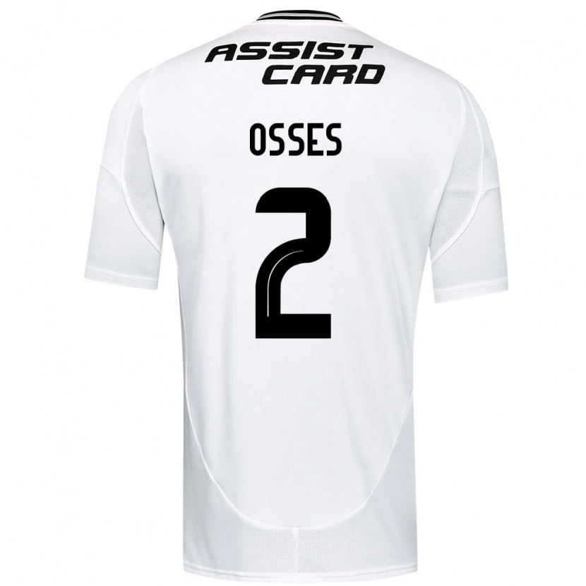 Danxen Uomo Maglia Martina Osses #2 Nero Bianco Giallo Kit Gara Home 2025/26 Maglietta