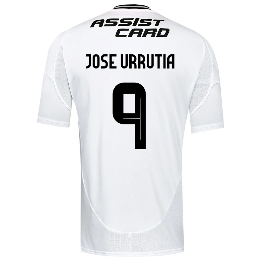Danxen Uomo Maglia María José Urrutia #9 Nero Bianco Giallo Kit Gara Home 2025/26 Maglietta