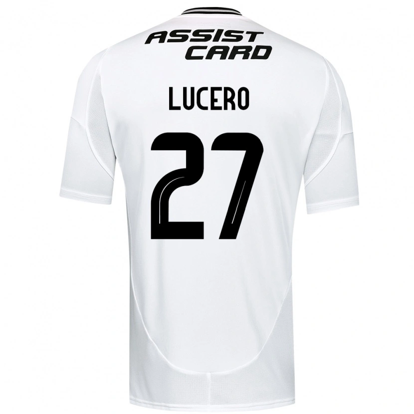 Danxen Uomo Maglia Valentina Lucero #27 Nero Bianco Giallo Kit Gara Home 2025/26 Maglietta