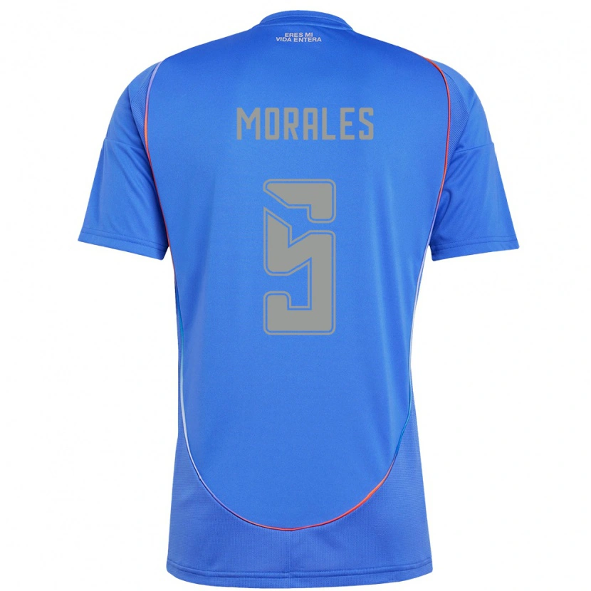 Danxen Uomo Maglia Mariana Morales #5 Azzurro Cielo Kit Gara Home 2025/26 Maglietta