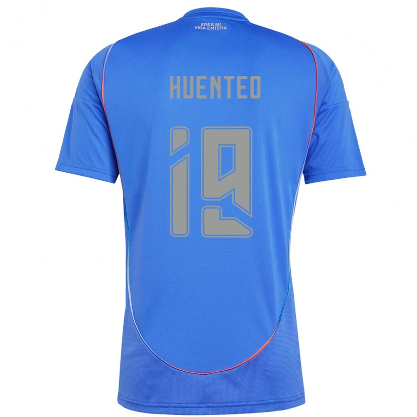 Danxen Uomo Maglia Yessenia Huenteo #19 Azzurro Cielo Kit Gara Home 2025/26 Maglietta