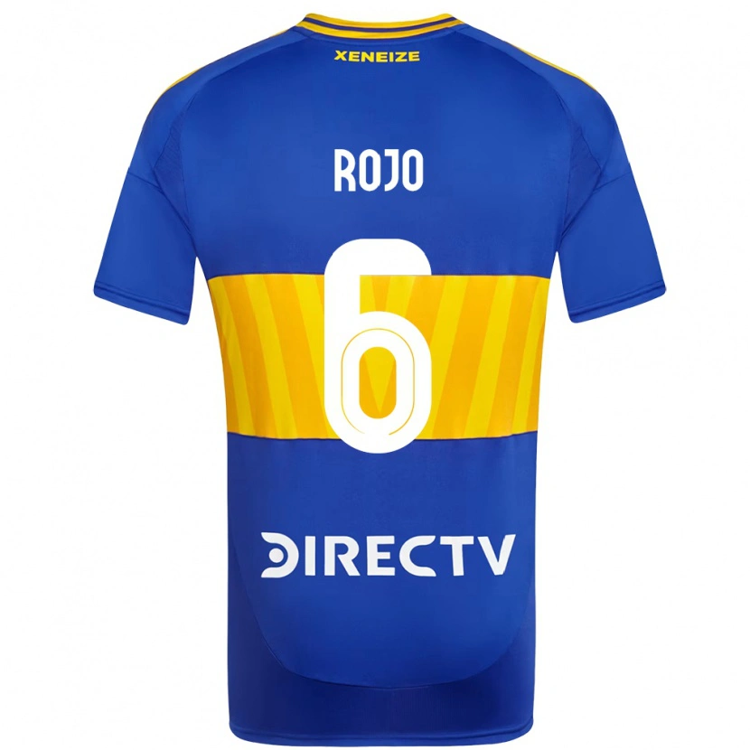 Danxen Uomo Maglia Marcos Rojo #6 Blu Royal Giallo Kit Gara Home 2025/26 Maglietta