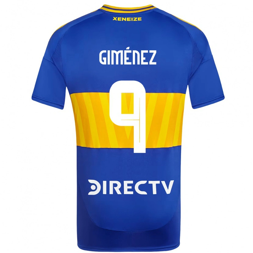 Danxen Uomo Maglia Milton Giménez #9 Blu Royal Giallo Kit Gara Home 2025/26 Maglietta