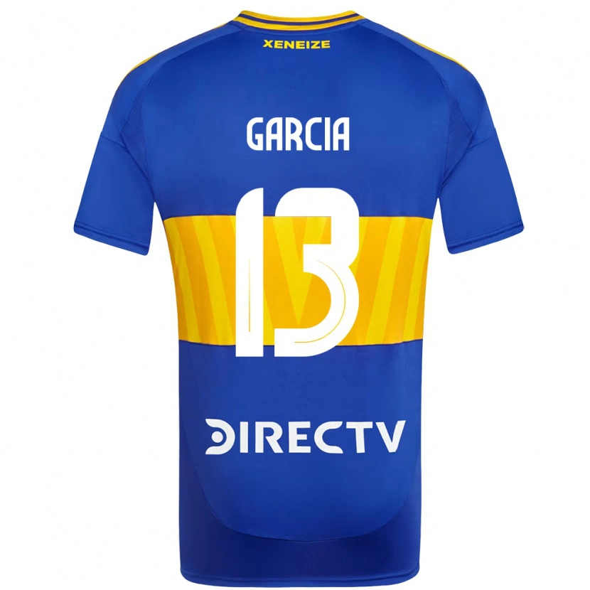 Danxen Uomo Maglia Javier García #13 Blu Royal Giallo Kit Gara Home 2025/26 Maglietta