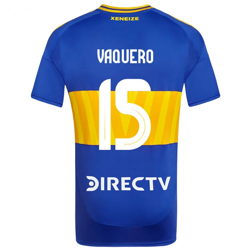 Danxen Uomo Maglia Ivan Vaquero #15 Blu Royal Giallo Kit Gara Home 2025/26 Maglietta