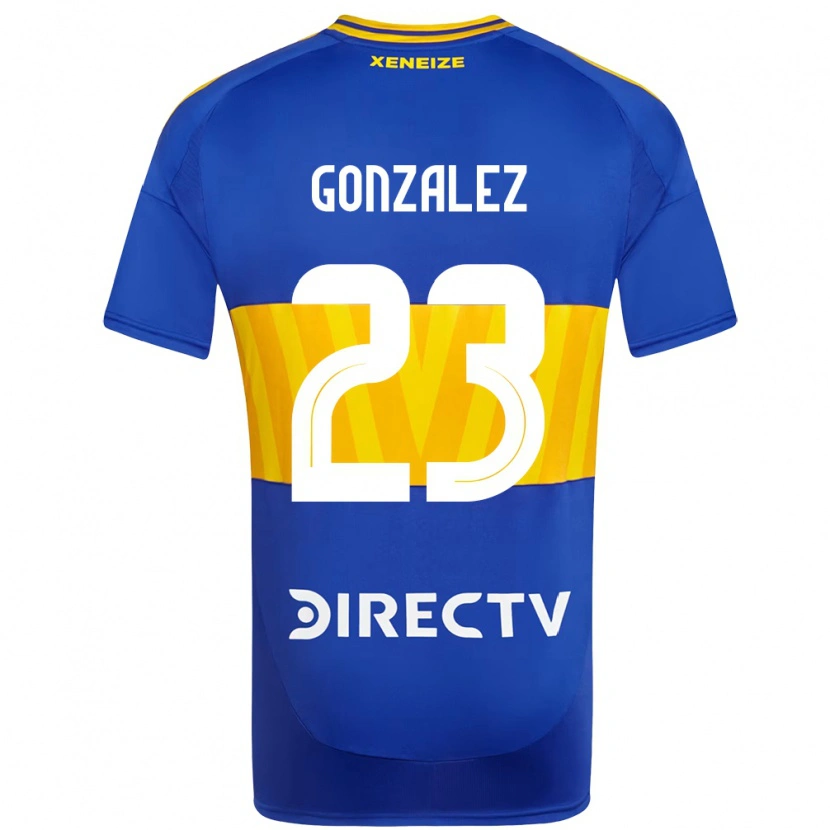 Danxen Uomo Maglia Diego Gonzalez #23 Blu Royal Giallo Kit Gara Home 2025/26 Maglietta